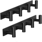Coat Rack Wall Mounted-4 Hooks, Heavy Duty Stainless Steel Wall Hooks by VINHOLD