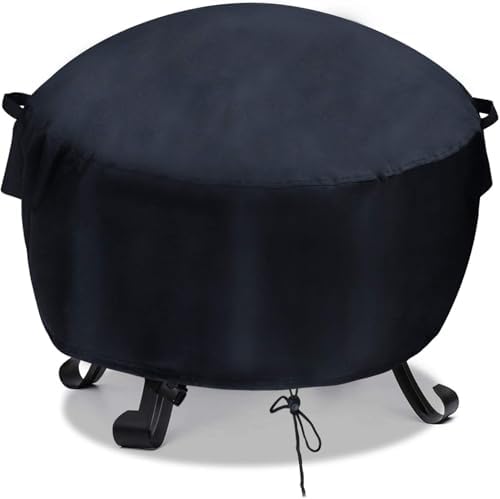 34-36 inch Fire Pit Cover Round by Velfree