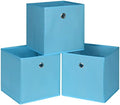 Foldable Storage Cubes Bins, 11 Inch Cloth Storage Cube Fabric Storage Box by NieEnjoy