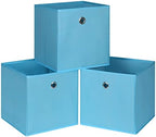 Foldable Storage Cubes Bins, 11 Inch Cloth Storage Cube Fabric Storage Box by NieEnjoy