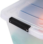 IRIS USA 6-Pack 13.5 Quart Clip Box - Image 6