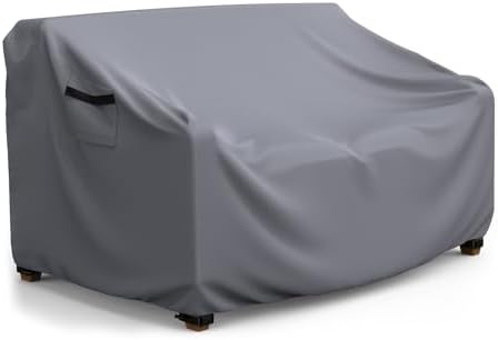 2-Seater Waterproof Outdoor Couch Cover 60"L×34"D×30"H by Brosyda