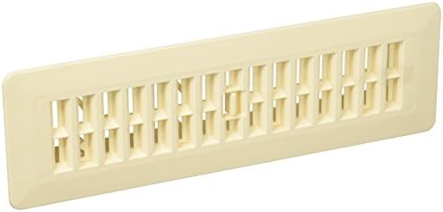 Decor Grates PL210-AL 2-Inch by 10-Inch Plastic Floor Register by DecorGrates