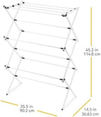 Whitmor Expandable Clothes Drying Rack: 3 Tier Laundry Drying Rack, Collapsible - Image 3