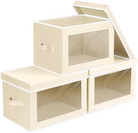 Homsorout Storage Bins with Lids by Homsorout