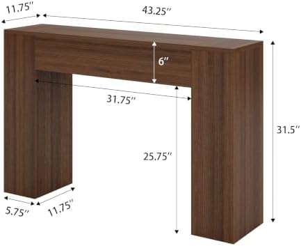 Epecoya 43-Inch Wood Console Table - Image 2
