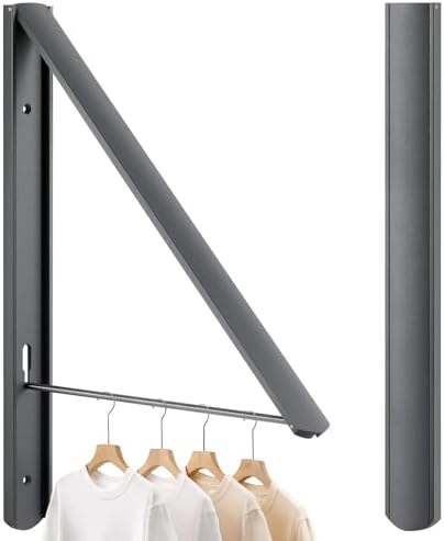 Foldable Clothes Drying Rack, Dark Gray by RELONGGI