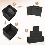 STORAGE MANIAC Storage Cubes, 11 Inch 8 Pack Collapsible Fabric Shelf Bins - Image 6