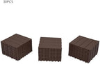 30 Pack Interlocking Deck Tiles 11.8"x11.8" Interlocking Patio Deck Tiles - Image 4