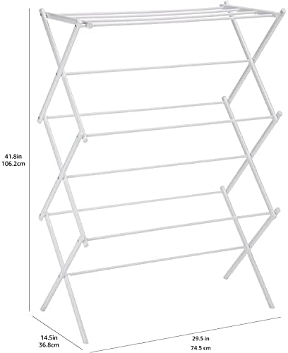 Amazon Basics Foldable Portable Clothes Drying Rack - Image 4