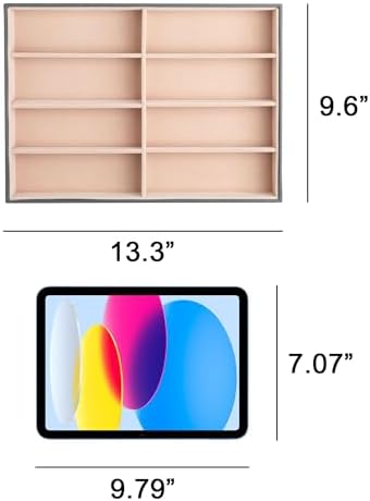 Frebeauty 8-Slot Sunglass Organizer Tray, Sunglass Holder - Image 4