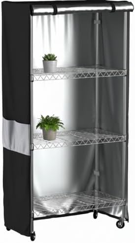 Wire Shelf Cover Waterproof Dustproof Storage Rack Cover by MOLLYAIR