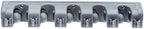 Amazon Basics Rectangular Heavy Duty Wall Mount Broom and Mop Holder, Sturdy - Image 2