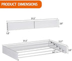 FOCHIER F Laundry Drying Rack Wall Mounted Clothes Drying Rack Collapsible - Image 5