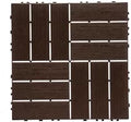 68-Pack Interlocking Deck Tiles 11.42"x11.42" – 61.60 Sq.Ft Deck Flooring by QUAOPEFURN