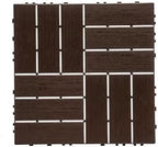 68-Pack Interlocking Deck Tiles 11.42"x11.42" – 61.60 Sq.Ft Deck Flooring by QUAOPEFURN