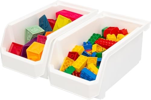 ReadySpace Large Stackable Plastic Storage Bins - Image 7
