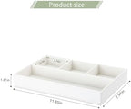 GORESE Faux Leather Valet Tray, Stackable Jewelry Trays - Image 2