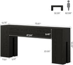 Tribesigns 71-Inch Long Console Table - Image 2
