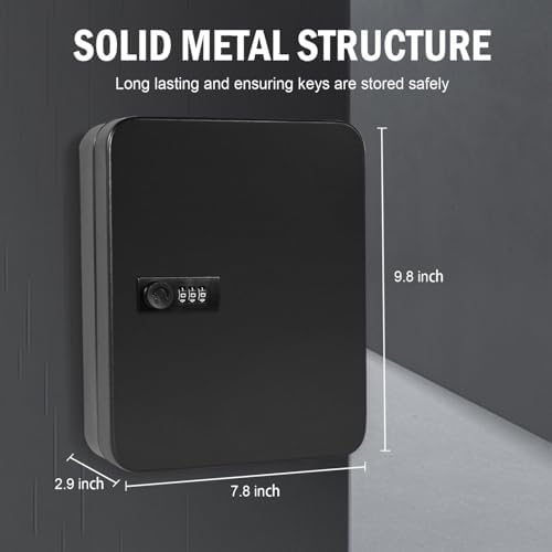 60 Steel Key Box Wall Mount - Image 2