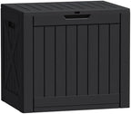 Flamaker Resin Deck Box 40 Gallon Waterproof Outdoor Storage Box by Flamaker