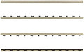 NewTechWood 1/12 ft. x 3 ft. Quick Deck Composite Deck Tile Straight Trim in by NewTechWood