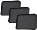 DZS 3 Packs Plastic Shoe Tray and Boot Mat, Durable Waterproof Entryway Tray by DZS