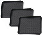 DZS 3 Packs Plastic Shoe Tray and Boot Mat, Durable Waterproof Entryway Tray by DZS
