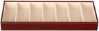 J JACKCUBE DESIGN 7 Slot Sunglasses Organizer, Leather Eyeglass Storage Tray Box - Image 4