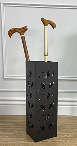 Mango Steam Metal Square Tall 19.5" Umbrella/Cane/Walking Stick/Wrapping Paper - Image 4