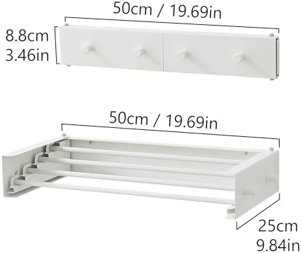 RFOUO Wall Mounted Clothes Drying Rack - Image 3