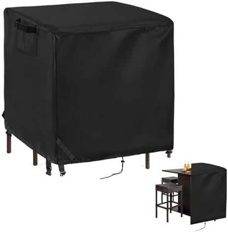 59 In Patio Bar Height Table Cover Square by Guisong