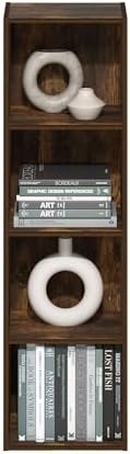 Furinno PASIR Book Shelf, 4-Tier Modern Bookshelf, Open Shelves Bookcase 9 x 12 - Image 6
