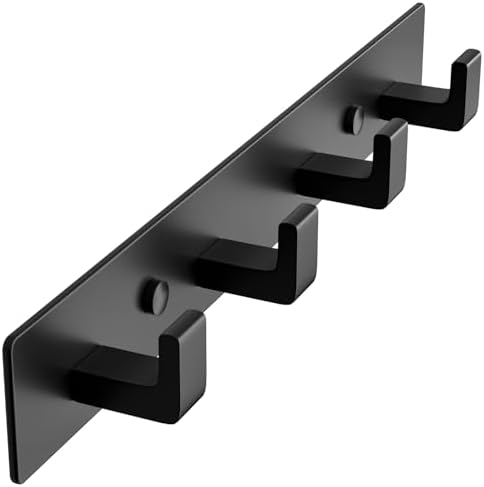 Black Coat Rack Wall Mount by GWAAZXGZ