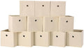 Foldable Storage Cubes Bins, 11 Inch Cloth Storage Cube Fabric Storage Box by NieEnjoy