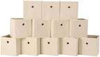 Foldable Storage Cubes Bins, 11 Inch Cloth Storage Cube Fabric Storage Box by NieEnjoy