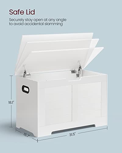 VASAGLE Storage Chest, 31.5 Inches Width Bench - Image 3
