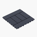 44 Pack Plastic Interlocking Patio Deck Tiles Waterproof All Weather by Unknown