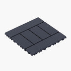 44 Pack Plastic Interlocking Patio Deck Tiles Waterproof All Weather by Unknown