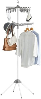 SONGMICS Clothes Drying Rack, 72.8-Inch Drying Rack, 3 Rotatable Arms by SONGMICSbySONGMICSHOME