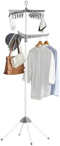 SONGMICS Clothes Drying Rack, 72.8-Inch Drying Rack, 3 Rotatable Arms by SONGMICSbySONGMICSHOME