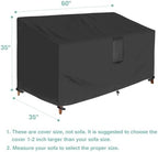 Outdoor Loveseat Cover, Outdoor Couch Sofa Covers 60''Wx35''Dx35''H - Image 3