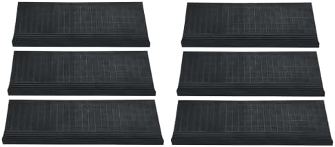 Stair Treads — 6 Pack 10x30 inch Summit Grip Rubber Stair Mats - Image 3
