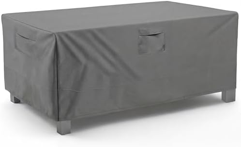 Vailge Outdoor Table Cover Rectangular, Patio Furniture Covers Waterproof by VAILGE