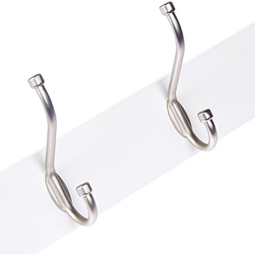 Amazon Basics Rectangular Farmhouse Wall-Mounted Coat Rack - Image 2