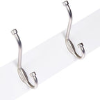 Amazon Basics Rectangular Farmhouse Wall-Mounted Coat Rack - Image 2
