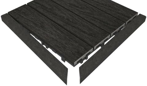 NewTechWood 1 in. x 1 ft. Quick Deck Composite Deck Tile Outside Corner Trim - Image 2