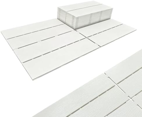 Plastic Interlocking Deck Tiles, Outdoor Patio Flooring 22 sq ft by ARRYNTHEON
