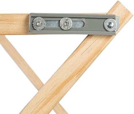 Household Essentials X-Frame Clothes Drying Rack, Stabile Wood Frame - Image 5