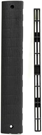 FloorPops Edge Strip Interlocking Deck Tiles, Dark Grey by FloorPops